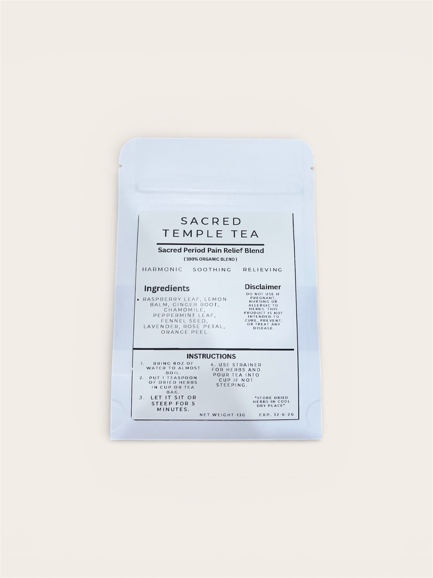 Sacred Period Pain Relief Blend